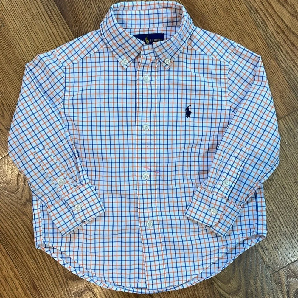 Boy’s Ralph Lauren Button Up/Button Down Shirt. Size 2/2T.